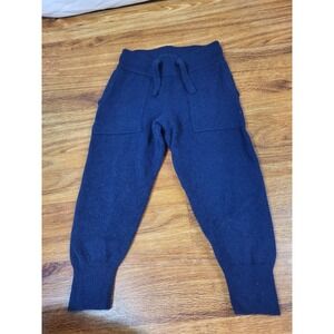 Quince Baby Toddler Cashmere Joggers Leggings Pants Navy Sz 3 Unisex Washable